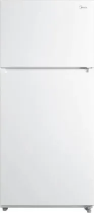 Midea MRT18S3AWW 18 Cu Ft Double Door Refrigerator