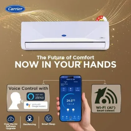 Carrier CAI19XM3R36W0 1.5 Ton 3 Star Inverter Split AC