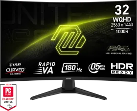 MSI MAG 325CQF 31.5 inch Quad HD Gaming Monitor