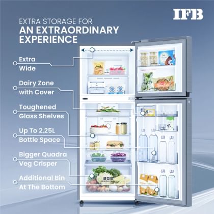IFB IFBFF-3152DBSE 265 L 2 Star Double Door Refrigerator