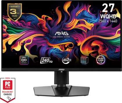 MSI MAG 271QPX QD-OLED E2 27 inch Quad HD Monitor