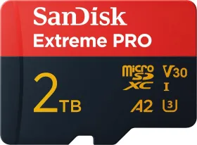 SanDisk Extreme Pro 2TB Micro SDXC UHS-I Memory Card