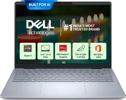 Dell 16 Plus DB16255 Next Gen AI Laptop (AMD Ryzen 5 340 AI/ 16GB/ 512GB SSD/Win 11)