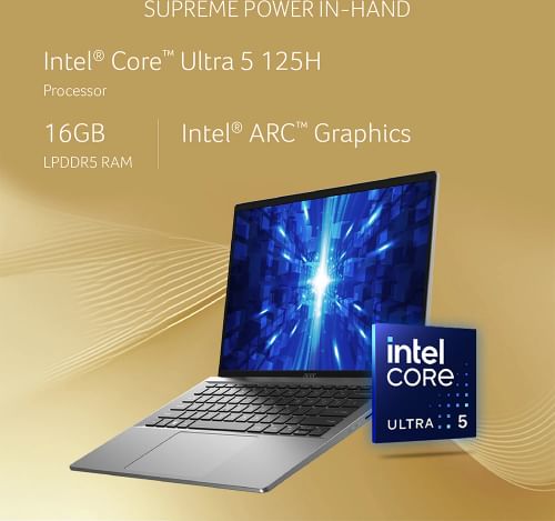 Acer Swift Go 14 SFG14-72T Laptop (Intel Core Ultra 5 125H/ 16GB/ 512GB SSD/ Win11 Home)