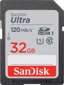 SanDisk Ultra 32 SDHC Class 10 UHS 1 Memory Card