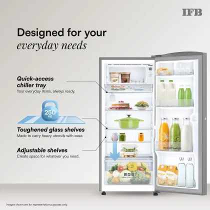 IFB IFBDC-223DYBSE 197 L 4 Star Single Door Refrigerator