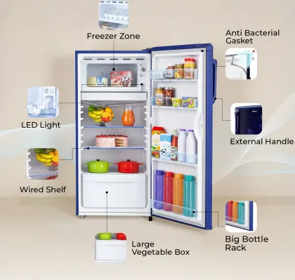 Haier HED-171MEA-P 165 L 1 Star Single Door Refrigerator