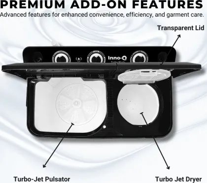 Inno-Q 65-WAV-B 6.5 Kg Semi Automatic Washing Machine