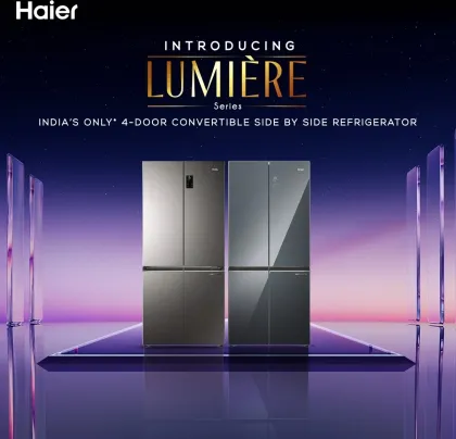 Haier HRB-600MGU1 520 L 3 Star French Door Refrigerator