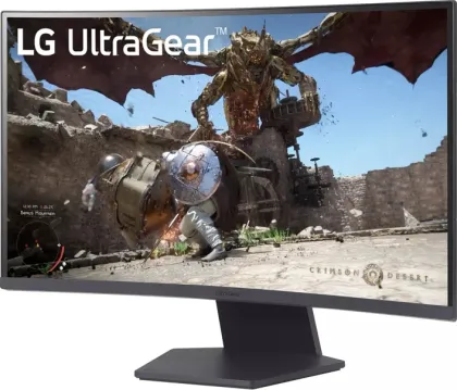 LG Ultragear 27GS60QC-B 27 inch Quad HD Curved Gaming Monitor