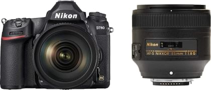 Nikon D780 24.5MP DSLR Camera with Nikkor AF-S 24-120mm VR Lens & Nikkor AF-S 85mm F/1.8G Prime Lens