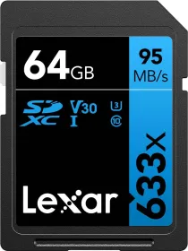 Lexar Professional 633x 64 GB SDXC UHS-I Memory Card