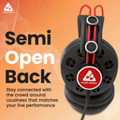 Audio Array AH-60-RD Monitoring Wired Headphones