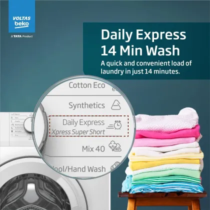 Voltas Beko WFL6012B7CUSKA 6 Kg Fully Automatic Front Load Washing Machine