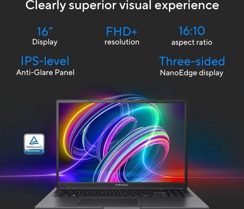 Asus Vivobook 16X K3605VC-RP517WS Laptop (13th Gen Core i7/ 16GB/ 512GB SSD/ Win11 Home/ 4GB Graph)