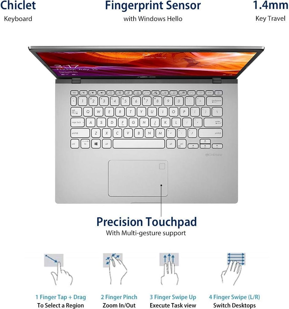 Asus VivoBook M515DA-EJ312TS Laptop (AMD Ryzen 3/ 4GB/ 256GB SSD/ Win ...