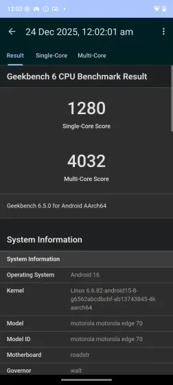 Geekbench 6