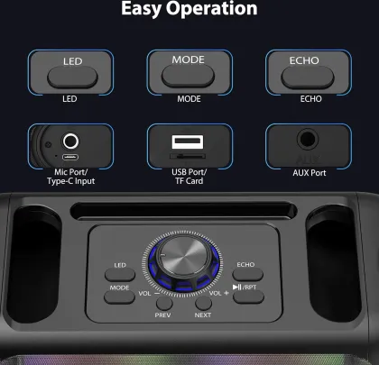 JYX ‎Karaoke Machine ‎T22-T Bluetooth Speaker