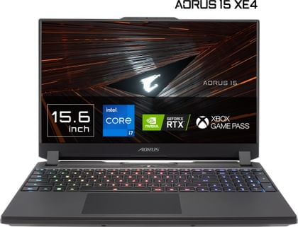 Gigabyte Aorus 15 XE4 Gaming Laptop (12th Gen Core i7/ 16GB/ 1TB SSD/ Win11 Home/ 8GB Graph)