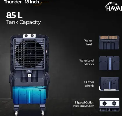 Havai Thunder 85 L Desert Air Cooler (18' Blade)
