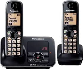 Panasonic KX-TG3722BX Duo Cordless Landline Phone
