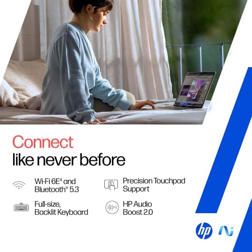 HP OmniBook 5 Next Gen AI 14-he0015QU Laptop (Snapdragon X Elite X1-26-100/ 16GB/ 1TB SSD/ Win11)