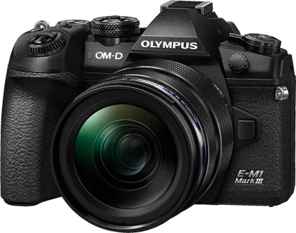 Olympus OMD-EM1-Mark III Mirrorless Camera with 12-40 mm F/2.8 Pro Lens