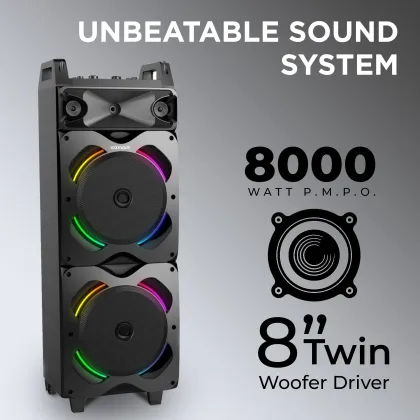 Gizmore Giz T8000 80W Bluetooth Speaker