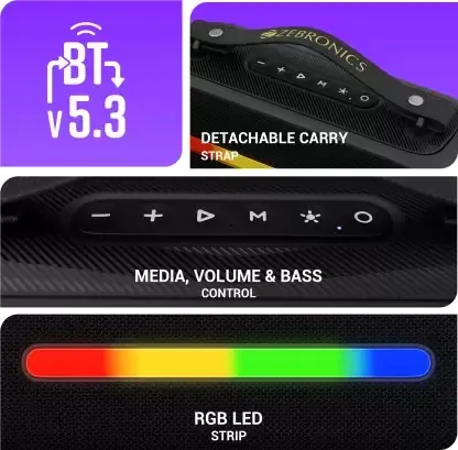 Zebronics Zeb-Sound Feast 80 20W Bluetooth Speaker