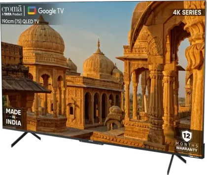 Croma CREL075UGC024602 75 inch Ultra HD 4K smart QLED TV