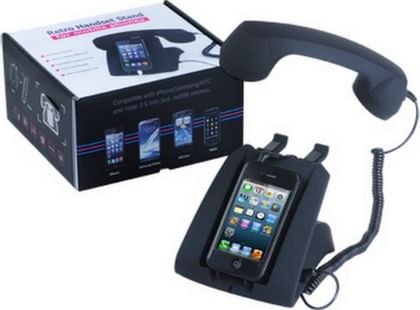 3.5mm Retro Telephone Handset Dock Stand For iPhone, Samsung S5/ S4 & Other Smart Phone