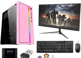 Zoonis Pink-01 Gaming Desktop PC (3rd Gen Core i5/ 8 GB RAM/ 500 GB HDD/ 256 GB SSD/ Win 10/ 2 GB Graphics)