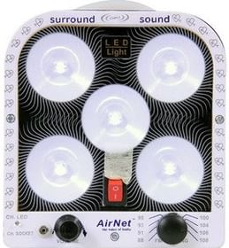 Airnet Rechargeable 5 LED Light With FM Radio