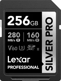 Lexar Professional Silver Pro 256GB SDXC UHS-II Memory Card