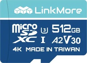 LinkMore XV23 512GB Micro SDXC UHS-I Memory Card