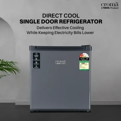 Croma CRLR045DCC290121 45 L 2 Star Single Door Mini Refrigerator