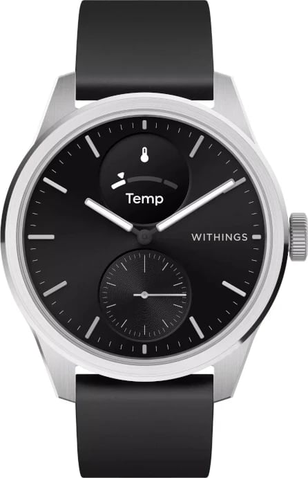 Withings ScanWatch Light - Hybrid Smartwatch (37mm) Black Dial /  HWA11-MODEL 5-ALL-INT - First Class Watches™ IRL