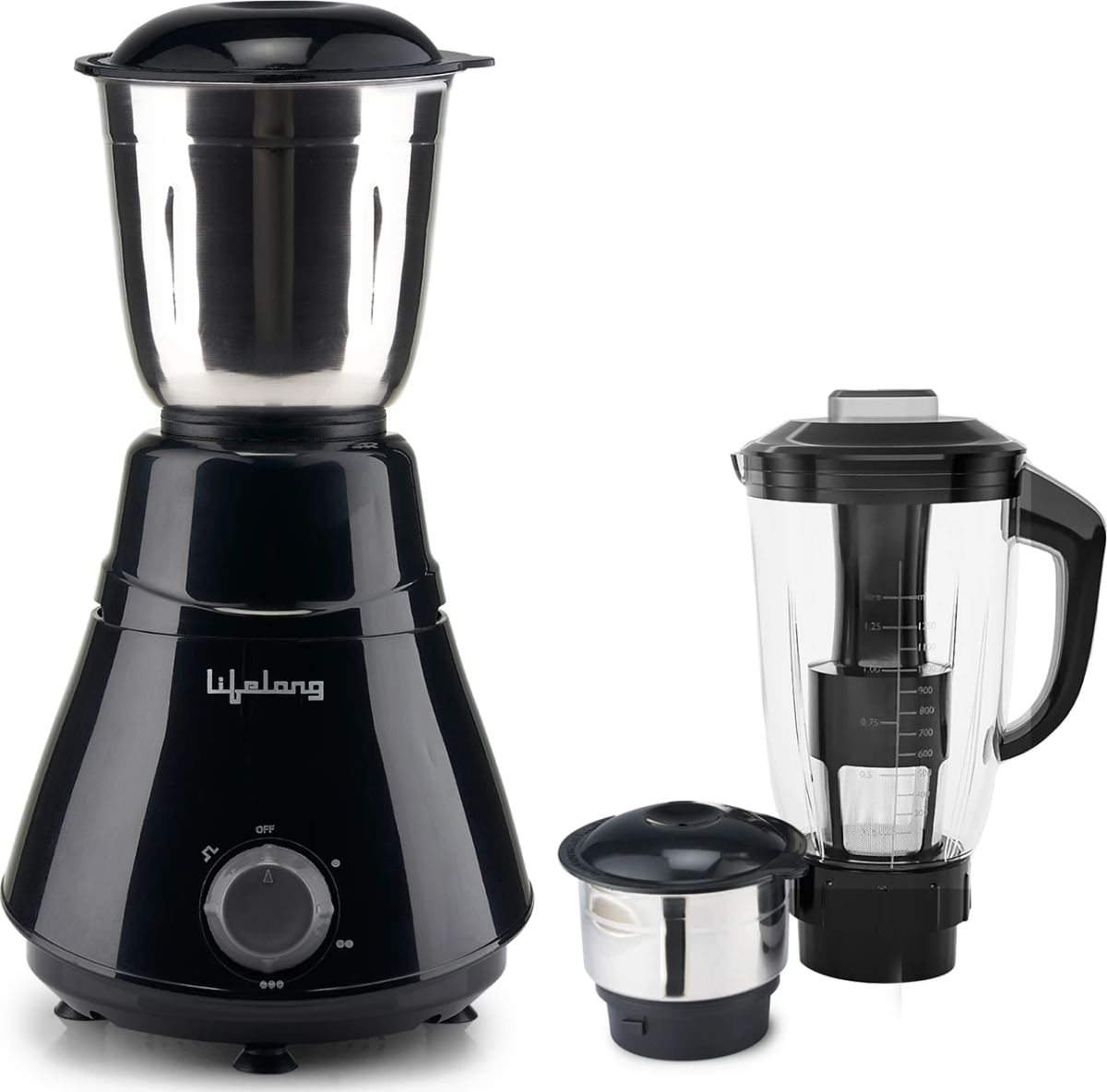 Lifelong  Rapid 750 Watt Juicer Mixer Grinder with 4 Jars (ISI Certified)  – Lifelong Online