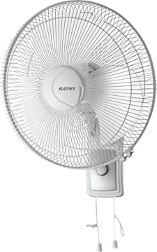Kathy Pacer 12 Inch High Speed 3 Blade Wall Fan  (White, Pack of 1)