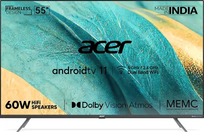 Acer H Series AR55AR2851UDPRO 55 inch Ultra HD 4K Smart LED TV