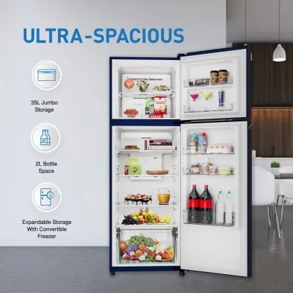 Panasonic NR-TG358BPAN 307 L 2 Star Double Door Refrigerator