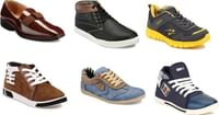 Men's Shoes Online Sale: Flat 60% OFF + Extra 25% OFF via Online Payment