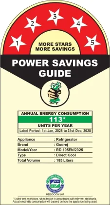Godrej RD 195EN TDI 185 L 5 Star Single Door Refrigerator