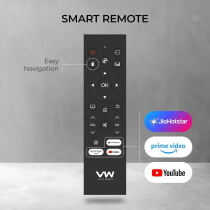 VW Spectra Series 43 inch Full HD Smart QLED TV (VW43AQ3)