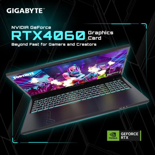 Gigabyte G6 KF-H3IN893KH Gaming Laptop (13th Gen Core i7/ 16GB RAM/ 512GB SSD/ Win 11/ 8GB Graphics)