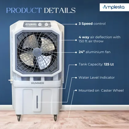 Amplesta Hummer 125 L Desert Air Cooler