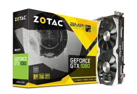 ZOTAC NVIDIA GeForce GTX 1060 AMP Edition 6GB GDDR5 Graphics Card