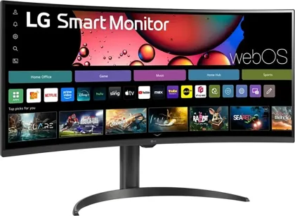 LG 34SR65QC-B 34 inch WQHD Smart Monitor