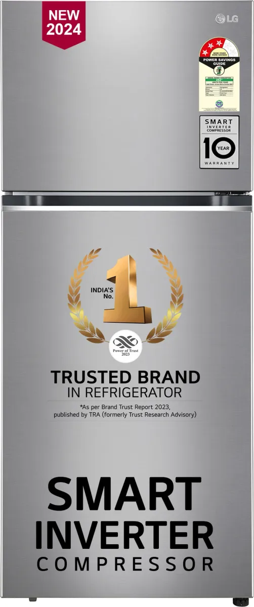 PLUS LG GL-S422SPZX 398 L 3 Star Double Door Refrigerator Price in