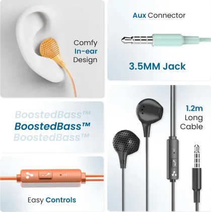 Ambrane EP-83 Wired Earphones